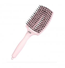 Olivia Garden -    Fingerbrush Care Iconic Boar&Nylon Pastel Pink L