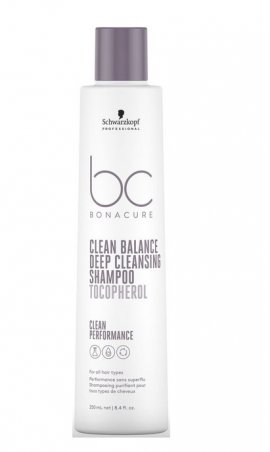Schwarzkopf Professional Bonacure Clean Balance Deep Cleansing Shampoo -    (250 )