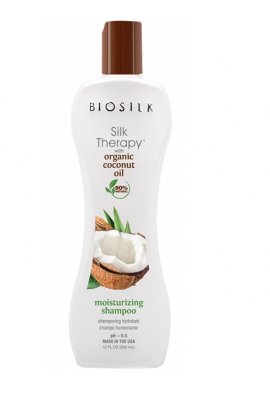 Biosilk Silk Therapy Organic Coconut Oil Moisturizing Shampoo -      (355 )