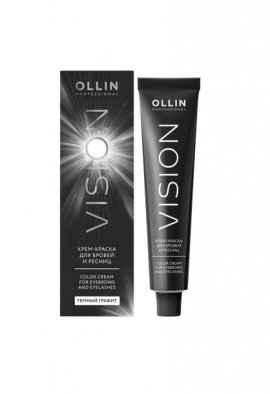 Ollin Vision Color Cream For Eyebrows and Eyelashes - -     graphite () 20 